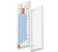 MAGIC-REFINER RKL680 Teclado Mecánico Inalambrico Ultra Delgado, Teclado Gaming 60%, Apex Pro Mini Modo Dual 2.4GHz/Bluetooth con Interruptores Marrones de Bajo Perfil para PC/Tablet/Win/Mac/QWERTY US