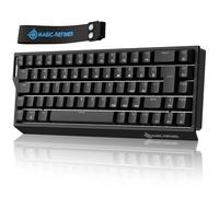 MAGIC-REFINER X68 HE Teclado de Disparo rápido de 8000 Hz,Magnético con Cable,Activación Ajustable,Distribución de Teclado del Reino Unido,Precisión de 0,01 mm, Snap Tap, RGB (Negro)
