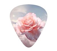 Magic Rose - Púas de guitarra en tamaños finos, medianos y gruesos, juego de 12 piezas, adecuadas para guitarra eléctrica y varios instrumentos