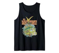 Magic School Bus It's Dino Time Pterodactyl Retro Cartoon Camiseta sin Mangas