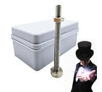 Magic Screw Illusion - Street Close Up Screw Magic Gimmicks, accesorios para trucos de flexión | Juguete divertido de la calle para espectáculos de escenario, herramienta de colección, magia de