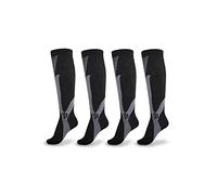 MAGIC SELECT 2 Pares de Medias de Compresión para Mujeres y Hombres (20-30mmHg), Calcetines de Compresión para Deporte, Running, Ciclismo, Viajes, Embarazo, Varices.