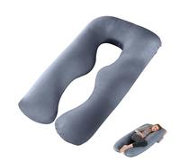 MAGIC SELECT Almohada de Embarazo, Cojín Ergonómico para Embarazada, Cojín para Dormir de Lado con Forma de U, Soporte para Vientre, Espalda y Piernas, Lavable, Ideal para Maternidad y Lactancia.