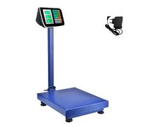 MAGIC SELECT Báscula Industrial de Plataforma 300 kg Digital Plegable | Pantalla LCD, Plataforma de Acero, Profesional Multifuncional, Para Paquetería, Almacenes, Comercios