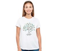MAGIC SELECT Camiseta Casual para Mujer. Camiseta Básica de Algodón de Manga Corta, Ajuste Estándar. Camiseta de Cuello Redondo para Mujer. Talla XL