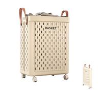 MAGIC SELECT Cesto para Ropa Sucia con Ruedas (50×32×23 cm)