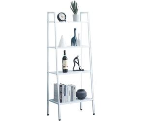 MAGIC SELECT Estantería Escalera para Hogar, Librería Vertical, Estante para Libros, Estantería Multiusos para Salón, Cocina, Baño, Oficina, Mueble de Almacenamiento con 4 Baldas