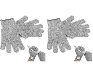 MAGIC SELECT Guantes Anticorte Seguridad Nivel 5 EN388. Guantes de Trabajo, Jardinería, Domésticos con Protección Limitada de las Manos. (Paquete de 2)
