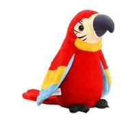 MAGIC SELECT Loro de Peluche Parlante Que Repite Sonidos y con Canciones en Varios Idiomas. Juguete Interactivo, Regalo para Niños y Bebés. Bateria Recargable USB.