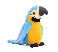 MAGIC SELECT Loro de Peluche Parlante Que Repite Sonidos y con Canciones en Varios Idiomas. Juguete Interactivo, Regalo para Niños y Bebés. Bateria Recargable USB.
