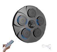 MAGIC SELECT Máquina de Boxeo Musical Equipo de Entrenamiento para Pared con LED, Bluetooth y Luces al Ritmo de la Música. Maquina de Boxeo para Niños/Adultos. (9 Modos, 40x40x4 cm)