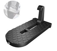 MAGIC SELECT Pedal para Puerta de Coche, Escalón Plegable de Aleación de Aluminio para Vehículo, Peldaño Antideslizante con Martillo de Seguridad de Emergencia para Caravanas y Camiones.