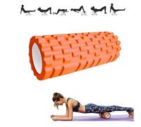 Rodillo Masajeador. Rodillo de Espuma para Terapia y Masaje Muscular. Rodillo de Pilates y Yoga. Fitness Foam Roller. Cilindro de gomaespuma para alivio de dolores y entrenamiento. 33x14cm