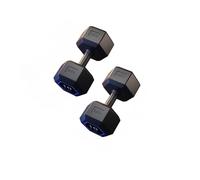 MAGIC SELECT Set de 2 Mancuernas 10Kg de PVC Y Hierro de Arena, Pesas de Gimnasio, Mancuernas Antideslizantes, Ideales para Entrenamiento de Fuerza y Gimnasio en Casa, Pesas Ergonómicas Fitness.