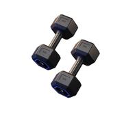 MAGIC SELECT Set de 2 Mancuernas 3Kg de PVC Y Hierro de Arena, Pesas de Gimnasio, Mancuernas Antideslizantes, Ideales para Entrenamiento de Fuerza y Gimnasio en Casa, Pesas Ergonómicas Fitness.
