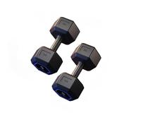 MAGIC SELECT Set de 2 Mancuernas 5Kg de PVC Y Hierro de Arena, Pesas de Gimnasio, Mancuernas Antideslizantes, Ideales para Entrenamiento de Fuerza y Gimnasio en Casa, Pesas Ergonómicas Fitness.