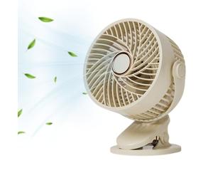 MAGIC SELECT Ventilador USB-C, con Clip. Ventilador con 5 Velocidades, Silencioso, con Luz Incorporada. Multi-superficie, Giro de 360º. Batería de Larga Duración. Cable de Carga Incluido.