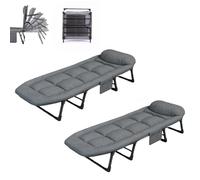 MAGIC SELECT X2 Cama de Camping Acolchada Plegable 200x63cm