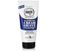 Magic Sin Cuchilla Crema Afeitado Regular 6oz Claro Aroma Fresco - (1 Pack)