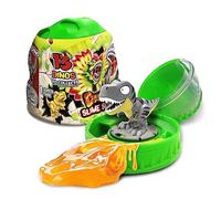 Magic Slime - Cápsula Dinorex con Slime para Niños: Juguete de Dinosaurios con Figuras Coleccionables, Masa Moldeable Pegajosa y Elástica. Juego Sensorial ¡Hay 12 Dinosaurios + 1 T-Rex Gold!