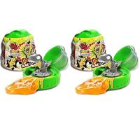 Magic Slime - Cápsula Dinorex con Slime para Niños: Juguete de Dinosaurios con Figuras Coleccionables, Masa Moldeable Pegajosa y Elástica. Juego Sensorial ¡Hay 12 Dinosaurios + 1 T-Rex Gold!