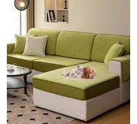 Magic Sofa Covers 2024 New Couch Cushion Covers Anti-Scratch Washable Sofa Seat Covers For All Seasons L Shape Couch Covers Sofa Slipcovers For 2 3 4 Cushion Couch,(BLUK,60 * 150CM)
