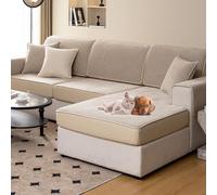 Magic Sofa Covers 2024 New Couch Cushion Covers Anti-Scratch Washable Sofa Seat Covers For All Seasons L Shape Couch Covers Sofa Slipcovers For 2 3 4 Cushion Couch,(D,Armrest70*70CM)