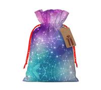 Magic Space Print - Bolsas con cordón, bolsas de aperitivos, bolsas de almacenamiento para envolver regalos, decoraciones de fiesta