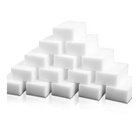 Magic Sponge Eraser - Paquete de 100 esponjas de melamina extra gruesas y duraderas a granel, almohadillas de limpieza de espuma multisuperficie, para bañera, suelo, zócalo, baño, limpiador de pared