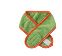 Magic Sticker - Diadema de forro polar coral, toalla de maquillaje, banda elástica para la cabeza, para salón de belleza, spa, diadema facial, accesorio para el cabello de ducha (verde)