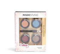 Magic Studio Color Set Perfect Eyes | Precio, Comprar n/a 4 Sombras de ojos + 1 Delineador