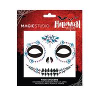 Magic Studio Face Gemas Calavera Azul Halloween | Comprar n/a 1 Unidad
