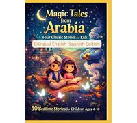 Magic Tales from Arabia: Four Classic Stories for Kids | 50 Bedtime Stories for Children Ages 4-10 | Bilingual English-Spanish Edition