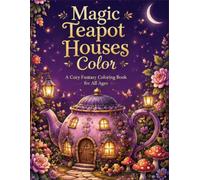Magic Teapot Houses Coloring book: Whimsical Fairy Homes Inside Enchanted Teapots - A Magical Coloring Adventure for All Ages