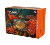 Magic: The Gathering Bundle de Forajidos de Cruce de Truenos, 9 Sobres de Juego, 30 Cartas de Tierra + Accesorios exclusivos (Version Anglaise)