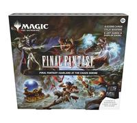 Magic: The Gathering - Caja de escena de Final Fantasy - Guirnalda en el Santuario del Caos | 6 tarjetas de escena sin bordes de aluminio, 6 tarjetas de arte, 3 potenciadores de juego + 1 caballete de