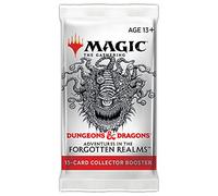 Magic: The Gathering Collector's Sleeve Adventures in The Forgotten Realms Collector Booster, 15 Cartas mágicas, Color Plata (Wizards of Coast C87520000)