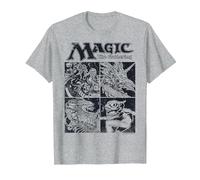 Magic: The Gathering Creature Box Up Camiseta, Hombre, Gris Jaspeado, 4XL