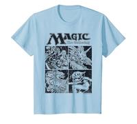 Magic: The Gathering Creature Box Up Camiseta, Niños, Azul Bebé, 4 años