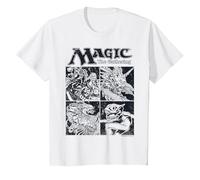 Magic: The Gathering Creature Box Up Camiseta, Niños, Blanco, 12 años