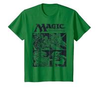 Magic: The Gathering Creature Box Up Camiseta, Niños, Verde Kelly, 4 años