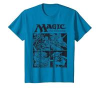 Magic: The Gathering Creature Box Up Camiseta, Niños, Zafiro, 10 años