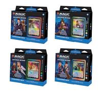 Magic The Gathering Doctor Who Commander Deck Bundle - Includes All 4 Decks (1 Masters of Evil, 1 Blast from The Past, 1 Timey-Wimey, y 1 Paradox Power Deck Set)