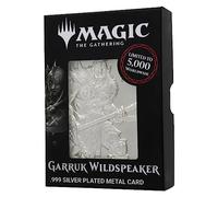 Magic The Gathering- Garruk Wildspeaker- Carte Collector Plaqué Argent