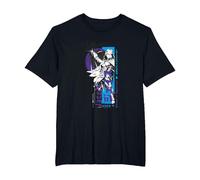 Magic: The Gathering Jace Beleren Ready To Fight Manga Logo Camiseta, Hombre Tallas Grandes, Negro, 3X Alto