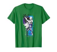 Magic: The Gathering Jace Beleren Ready To Fight Manga Logo Camiseta, Hombre, Verde Kelly, S