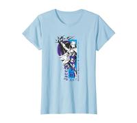 Magic: The Gathering Jace Beleren Ready To Fight Manga Logo Camiseta, Mujer, Azul Bebé, 3XL