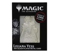 Magic the gathering lingote liliana limited edition (bañado en plata)