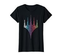 Magic: The Gathering Logo Rainbow Icons Camiseta, Mujer, Negro, 3XL
