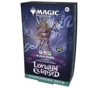 Magic: The Gathering Lorwyn eclipsado - Mazo de Commander | Maldición Perjudicadora (Versión en Inglés)